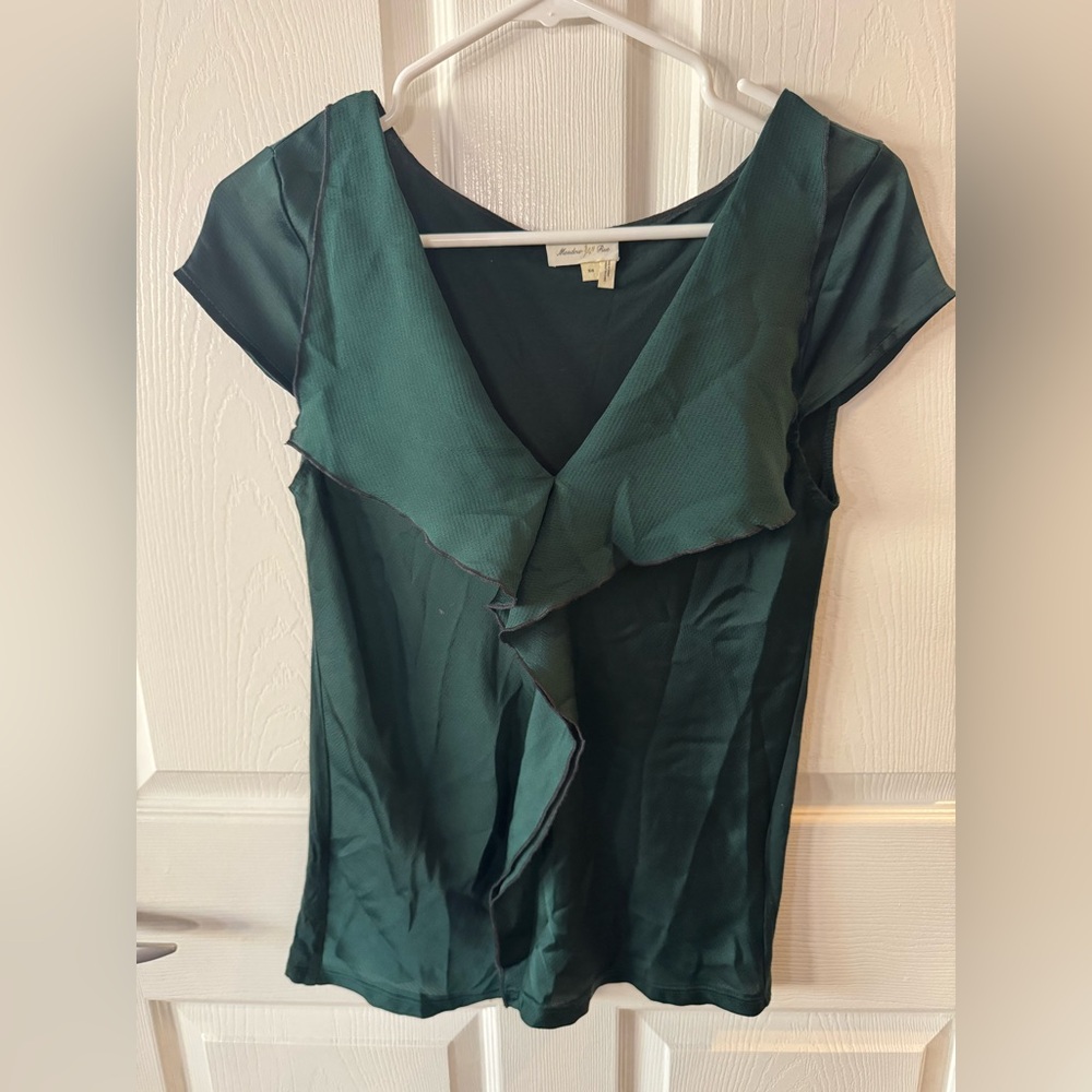 Beautiful silk top from Anthropologie.